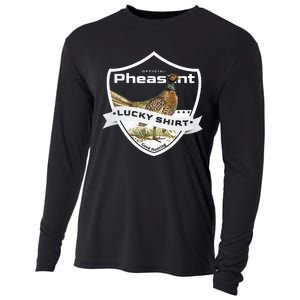 Pheasant Hunter Lucky Charm As Pheasant Hunting Vest Cooling Performance Long Sleeve Crew