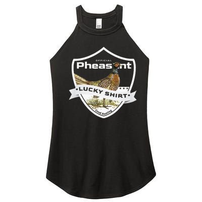 Pheasant Hunter Lucky Charm As Pheasant Hunting Vest Women's Perfect Tri Rocker Tank