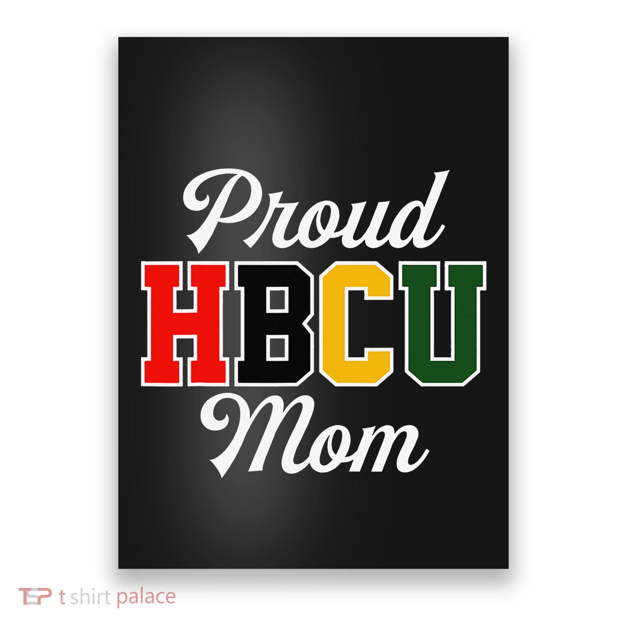 Proud HBCU Mom Black College and University Mother's Day Poster