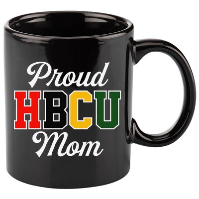 Proud HBCU Mom Black College And University Mother's Day 11oz C Handle Ceramic Mug