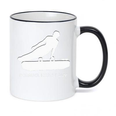 Pommel Horse Medalist Pommel Horse Guy 11oz Black Color Changing Mug