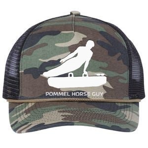 Pommel Horse Medalist Pommel Horse Guy Retro Rope Trucker Hat Cap