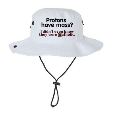 Protons Have Mass I Didn't Even Know They Were Catholic Legacy Cool Fit Booney Bucket Hat