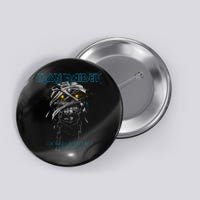 Powerslave Head Mummy Black Button