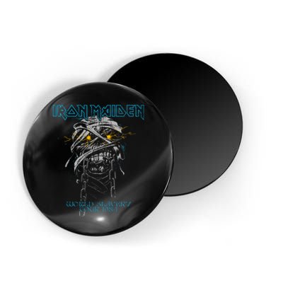 Powerslave Head Mummy Black Magnet