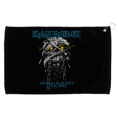 Powerslave Head Mummy Black Grommeted Golf Towel