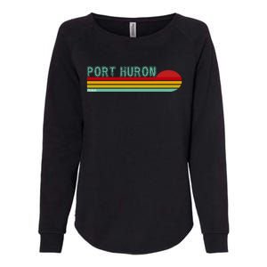 Port Huron Michigan Womens California Wash Sweatshirt