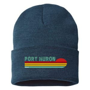 Port Huron Michigan Sustainable Knit Beanie