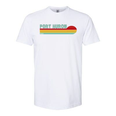 Port Huron Michigan Softstyle® CVC T-Shirt