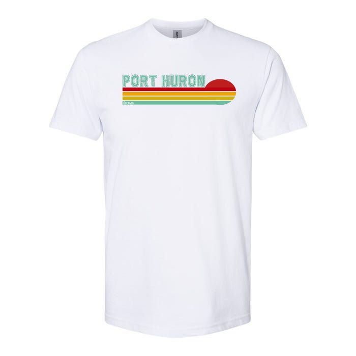 Port Huron Michigan Softstyle® CVC T-Shirt