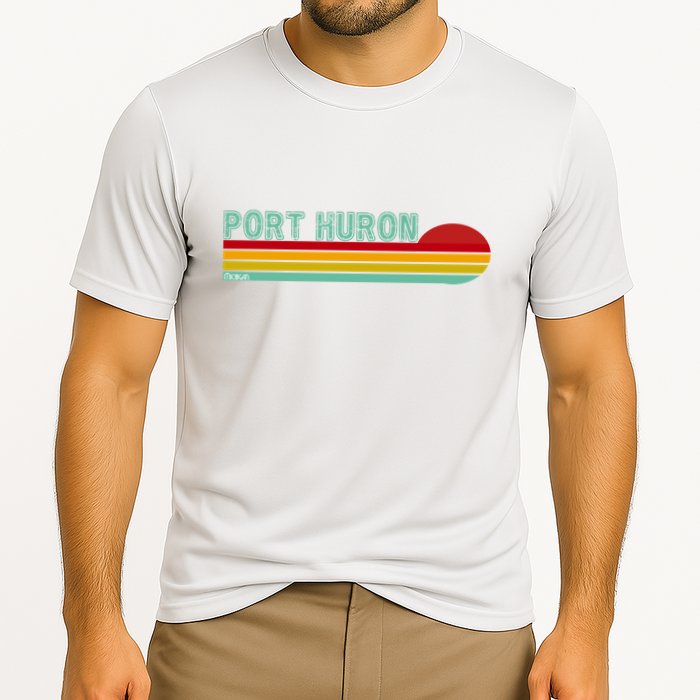 Port Huron Michigan Cooling Performance Crew T-Shirt