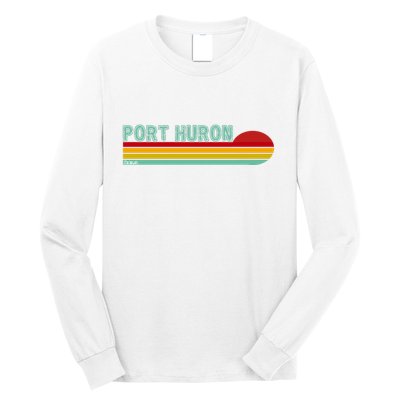 Port Huron Michigan Long Sleeve Shirt