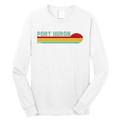 Port Huron Michigan Long Sleeve Shirt