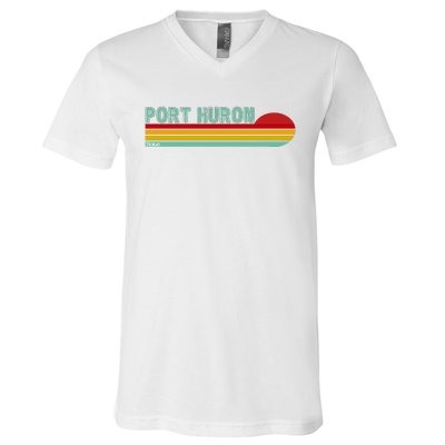 Port Huron Michigan V-Neck T-Shirt