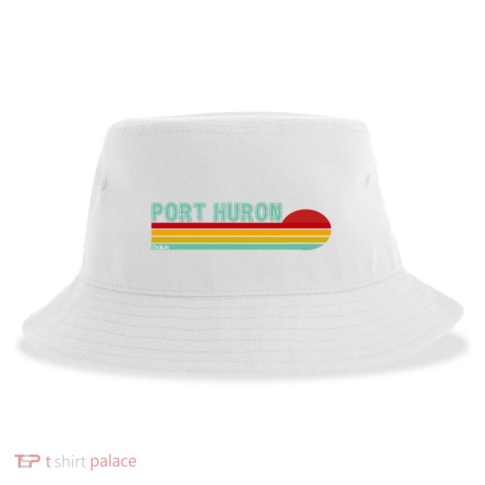 Port Huron Michigan Sustainable Bucket Hat