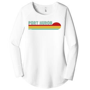 Port Huron Michigan Women's Perfect Tri Tunic Long Sleeve Shirt