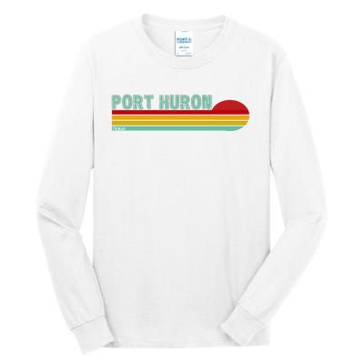 Port Huron Michigan Tall Long Sleeve T-Shirt