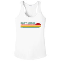 Port Huron Michigan Ladies PosiCharge Competitor Racerback Tank