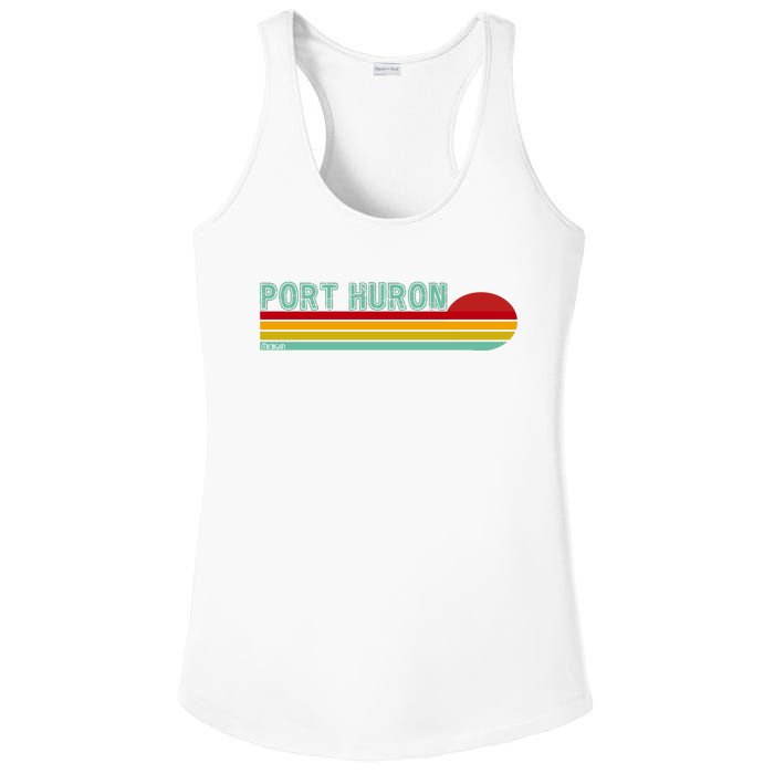 Port Huron Michigan Ladies PosiCharge Competitor Racerback Tank