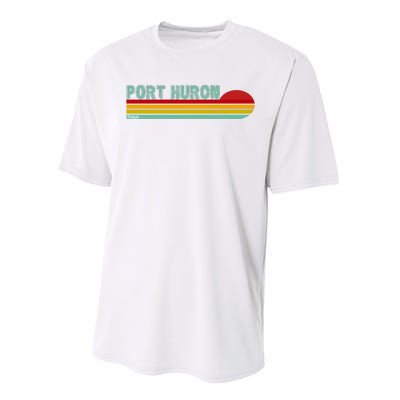 Port Huron Michigan Performance Sprint T-Shirt