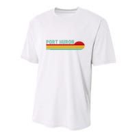 Port Huron Michigan Youth Performance Sprint T-Shirt