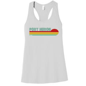 Port Huron Michigan Women's Racerback Tank