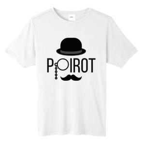 Poirot Hat Mustache Monocle Tall Fusion ChromaSoft Performance T-Shirt