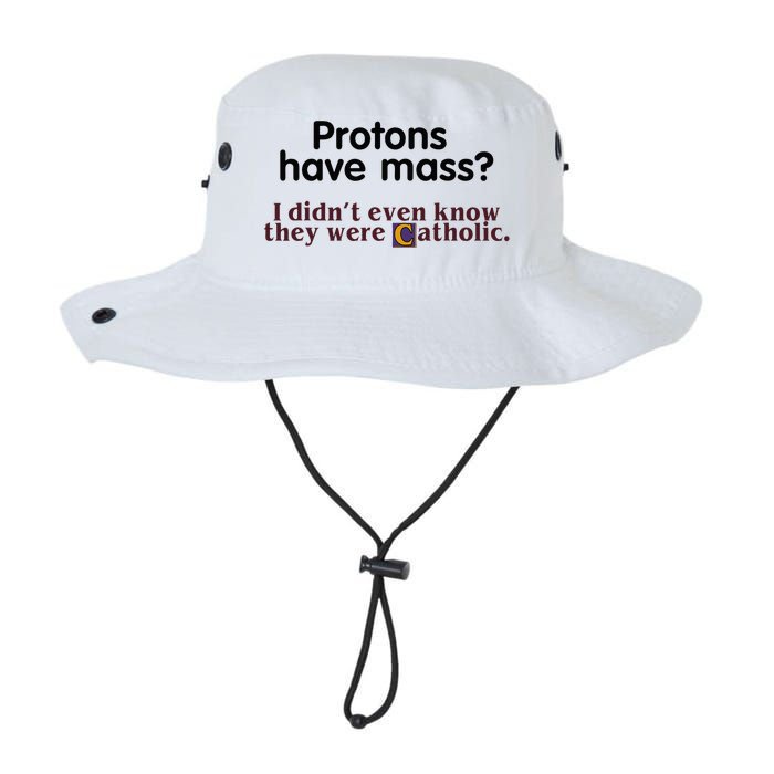 Protons Have Mass I Didnt Even Know They Were Catholic Legacy Cool Fit Booney Bucket Hat