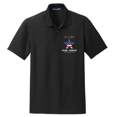 Pearl Harbor Memorial Day Dry Zone Grid Polo