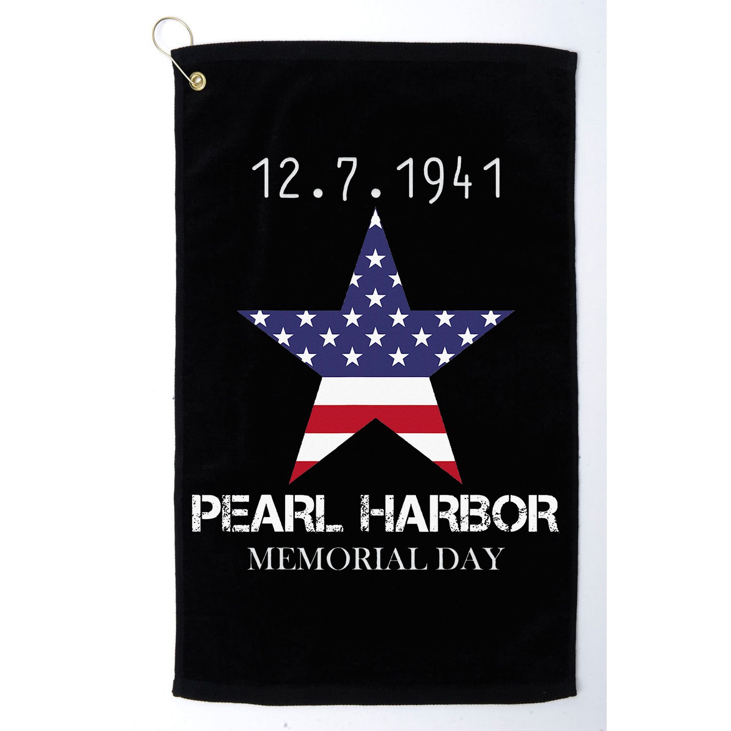 Pearl Harbor Memorial Day Golf Towel