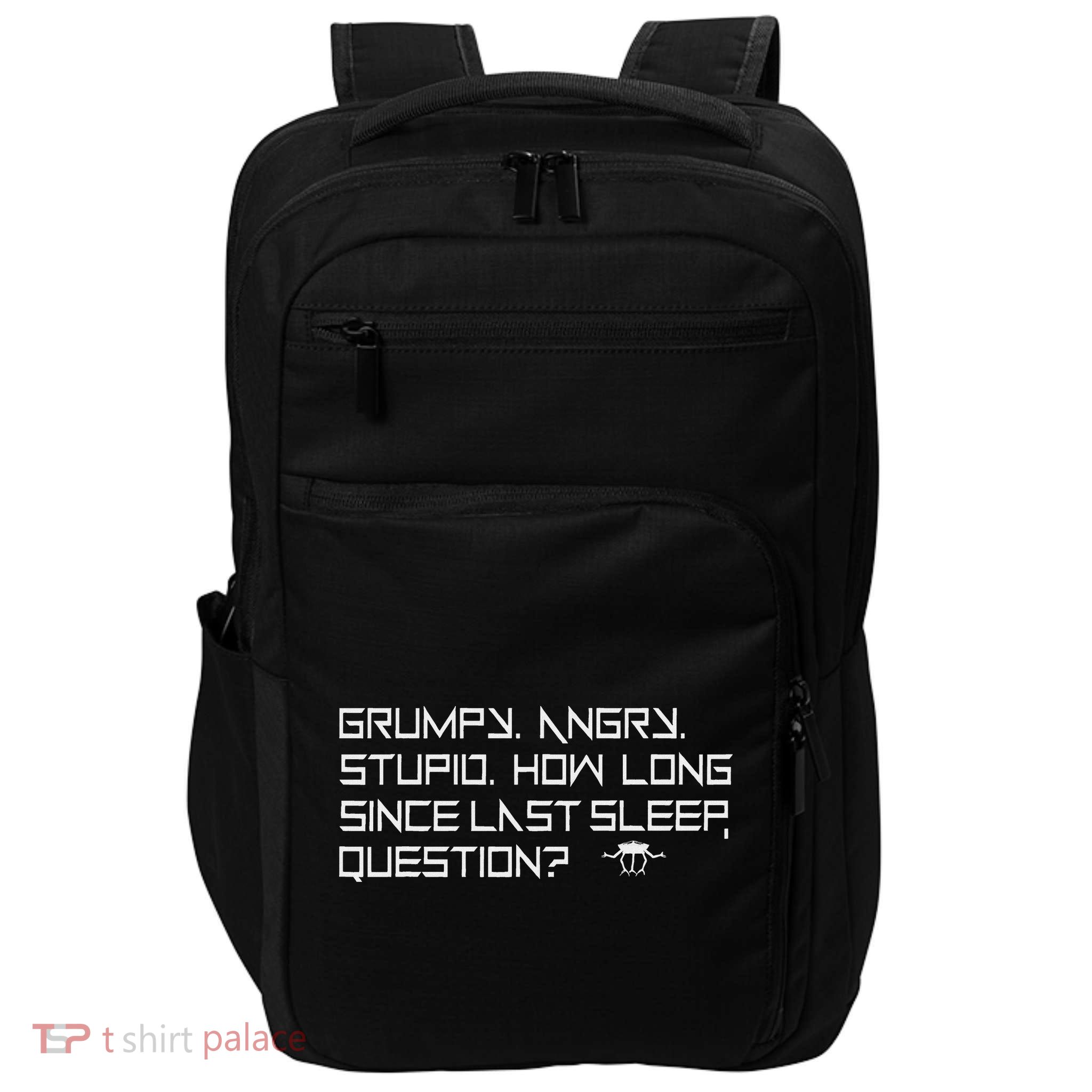 Project Hail Mary. Funny Space Quote Impact Tech Backpack