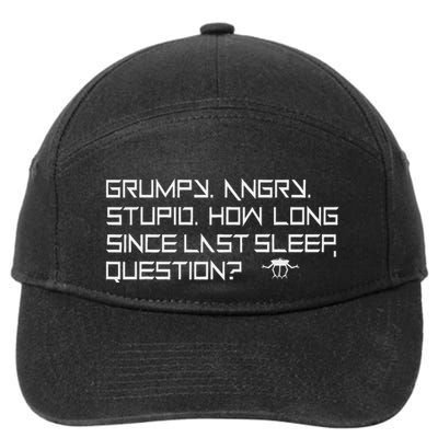 Project Hail Mary. Funny Space Quote 7-Panel Snapback Hat
