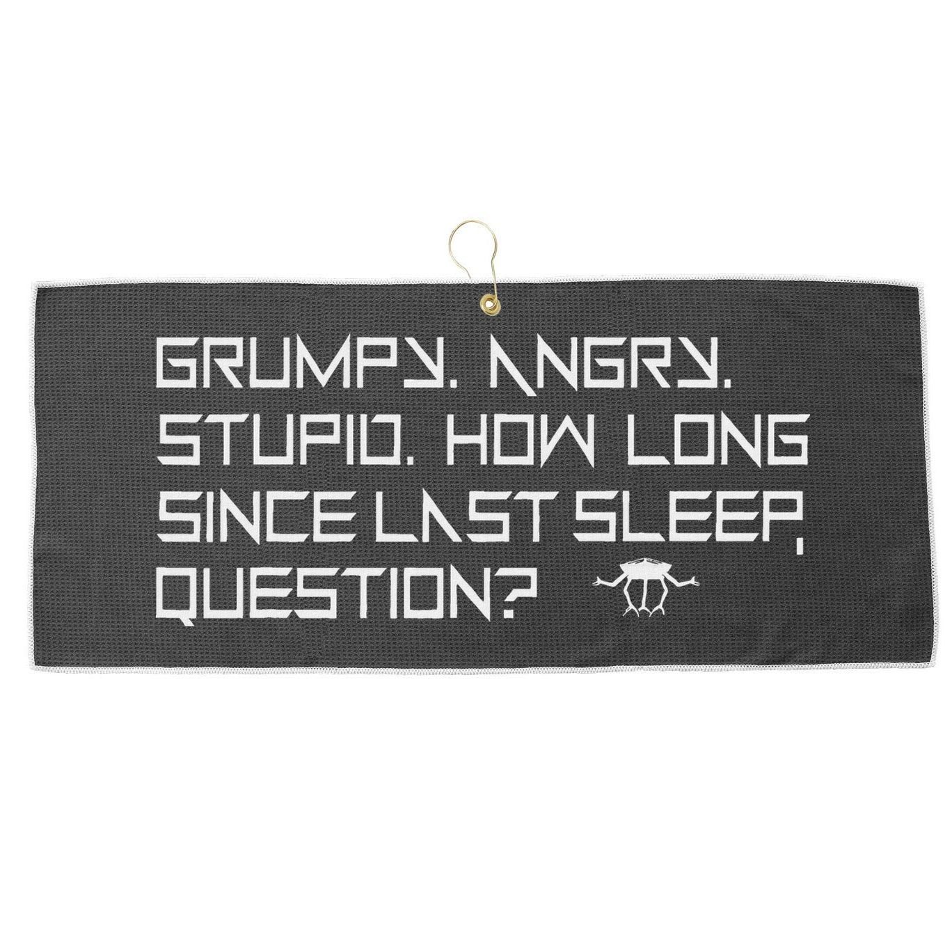 Project Hail Mary. Funny Space Quote Large Microfiber Waffle Golf Towel