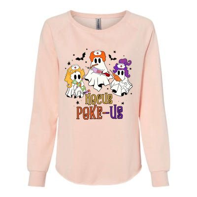 Phlebotomist Halloween Medical Lab Techer Crew Spooky Nurse Womens California Wash Sweatshirt