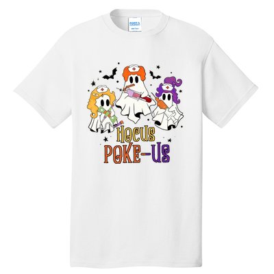 Phlebotomist Halloween Medical Lab Techer Crew Spooky Nurse Tall T-Shirt