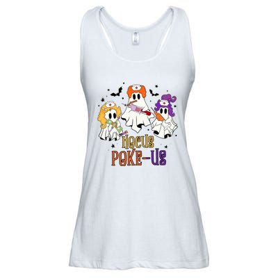 Phlebotomist Halloween Medical Lab Techer Crew Spooky Nurse Ladies Essential Flowy Tank