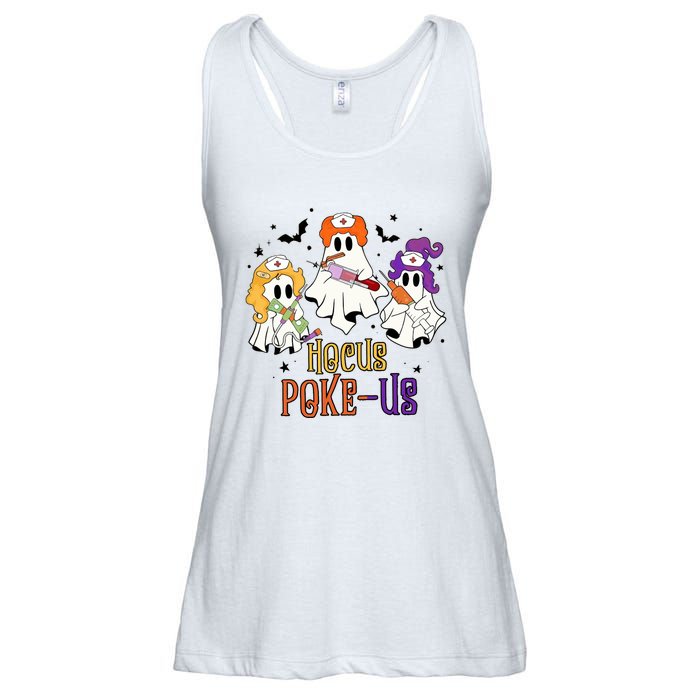 Phlebotomist Halloween Medical Lab Techer Crew Spooky Nurse Ladies Essential Flowy Tank