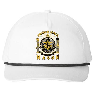 Prince Hall Mason Making Good Better Look To The East Snapback Five-Panel Rope Hat