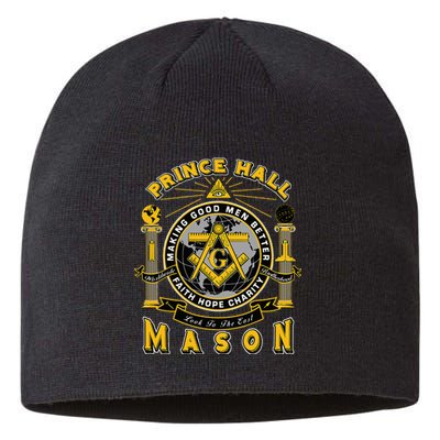 Prince Hall Mason Making Good Better Look To The East Sustainable Beanie