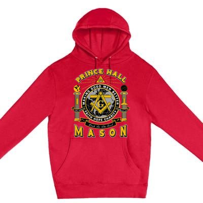 Prince Hall Mason Making Good Better Look To The East Premium Pullover Hoodie