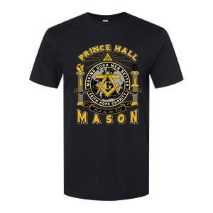 Prince Hall Mason Making Good Better Look To The East Softstyle CVC T-Shirt