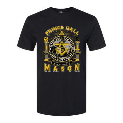 Prince Hall Mason Making Good Better Look To The East Softstyle CVC T-Shirt