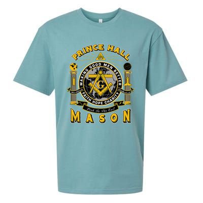 Prince Hall Mason Making Good Better Look To The East Sueded Cloud Jersey T-Shirt