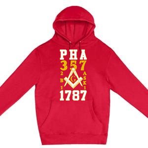 Prince Hall Mason PHA 357 2b1ask1 1787 Masonic Thanksgiving Premium Pullover Hoodie