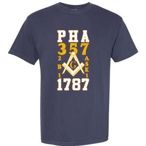 Prince Hall Mason PHA 357 2b1ask1 1787 Masonic Thanksgiving Garment-Dyed Heavyweight T-Shirt