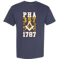 Prince Hall Mason PHA 357 2b1ask1 1787 Masonic Thanksgiving Garment-Dyed Heavyweight T-Shirt