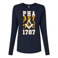 Prince Hall Mason PHA 357 2b1ask1 1787 Masonic Thanksgiving Womens Cotton Relaxed Long Sleeve T-Shirt