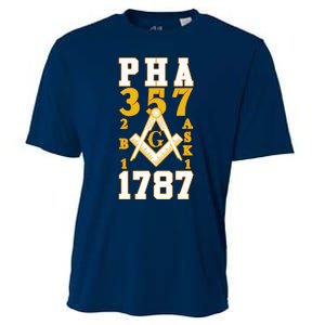 Prince Hall Mason PHA 357 2b1ask1 1787 Masonic Thanksgiving Cooling Performance Crew T-Shirt