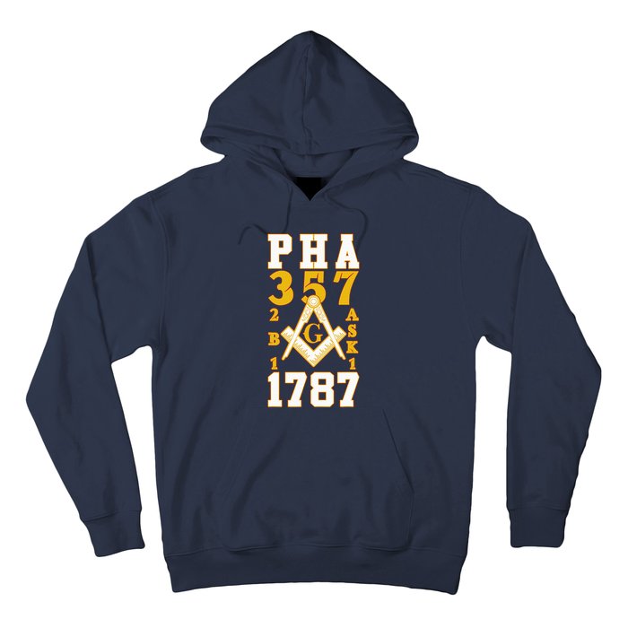 Prince Hall Mason PHA 357 2b1ask1 1787 Masonic Thanksgiving Hoodie