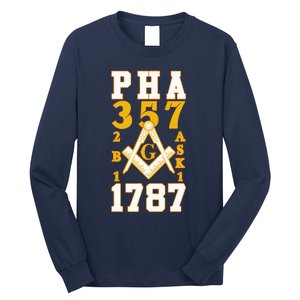 Prince Hall Mason PHA 357 2b1ask1 1787 Masonic Thanksgiving Long Sleeve Shirt